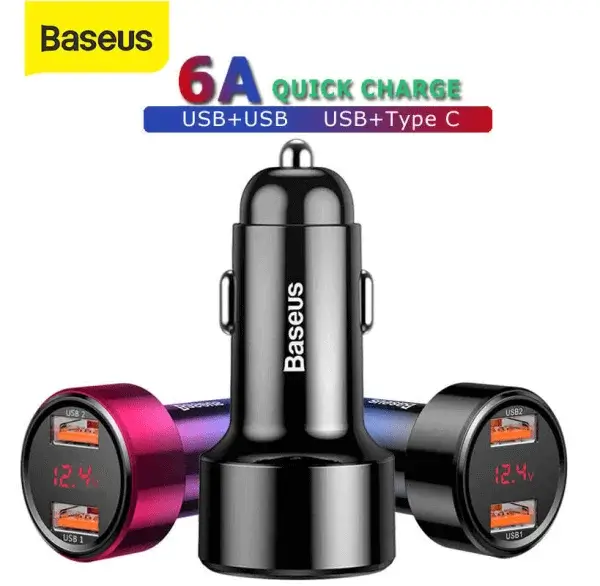Baseus Magic Series 6A 45W Fast Car Charger