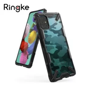 Ringke Fusion X Plastic Back Cover Samsung Galaxy A51 - Camo Black