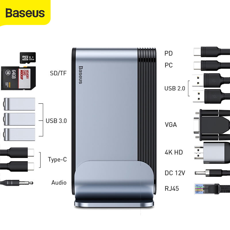 Baseus 16 In 1 Multiport Working Station