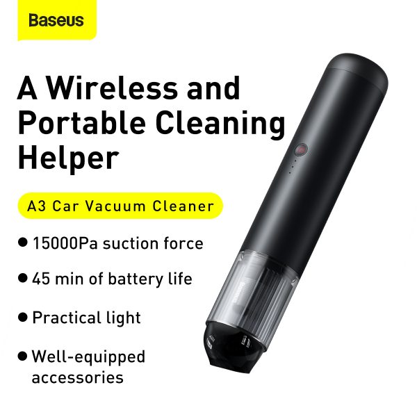 Baseus A3 Vacuum Cleaner For Cars & Household