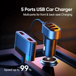 JOYROOM JR-CL03 6.2A Multi 5 Ports USB Smart Car Charger