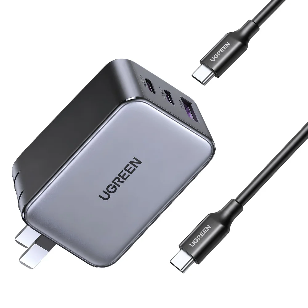 UGreen 3-PORT 65W Gan Tech Fast Charger – 50653 Price in Pakistan