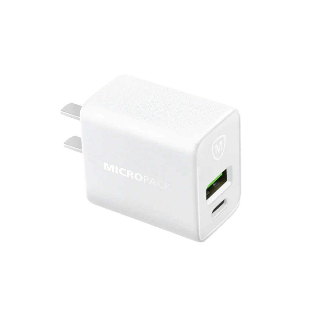 Micropack 33W USB-C Fast Charging Wall Charger Dual Port – MWC-233PD Price in Pakistan