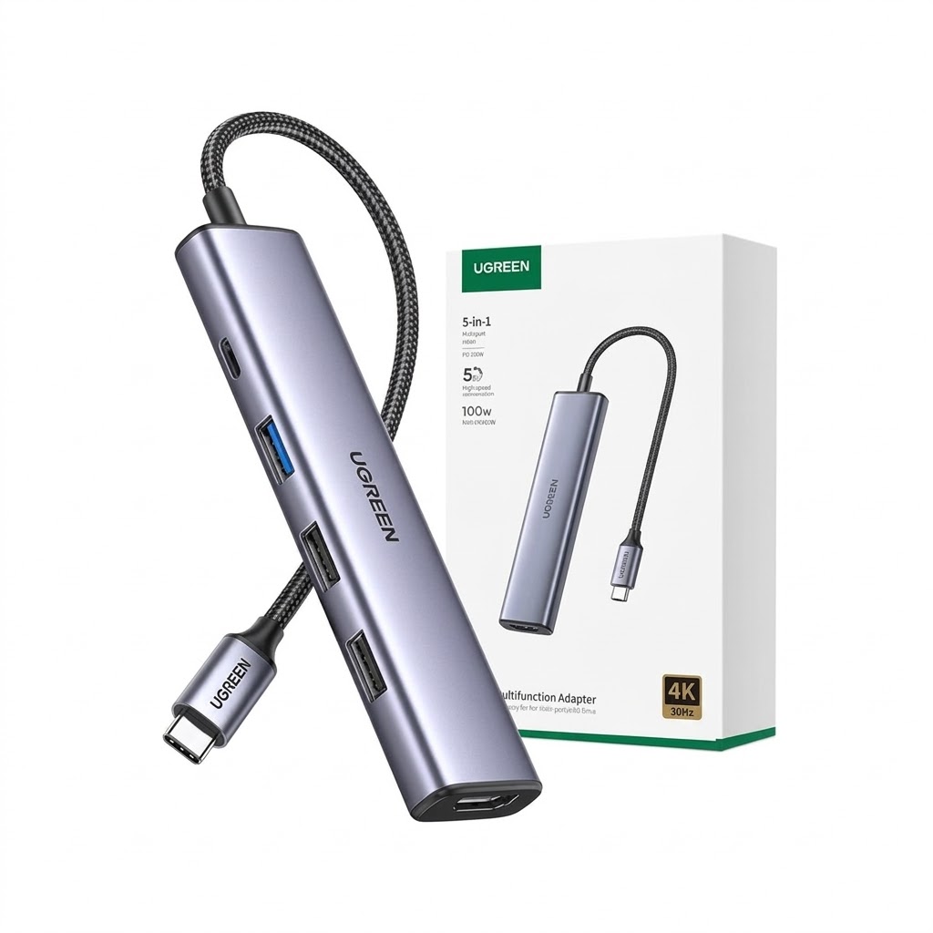 UGREEN CM478 5in1 USB-C to HDMI HUB – 55611 Price in Pakistan