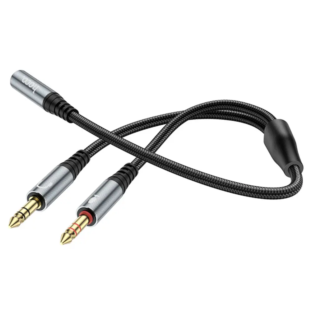 HOCO UPA21 2-in-1 3.5mm Headset Audio Adapter Female to Dual Male Price in Pakistan