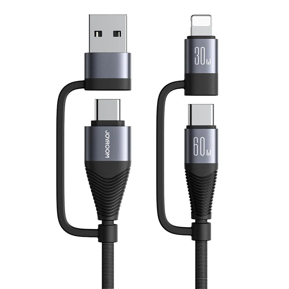 JOYROOM S-A37 60W 4-in-1 Fast Charging Cable 1.2m Price in Pakistan