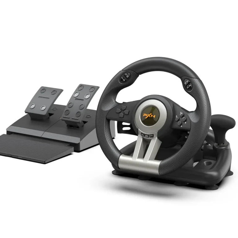 PXN V3 Pro Gaming Steering Wheel with Pedals – Black Price in Pakistan