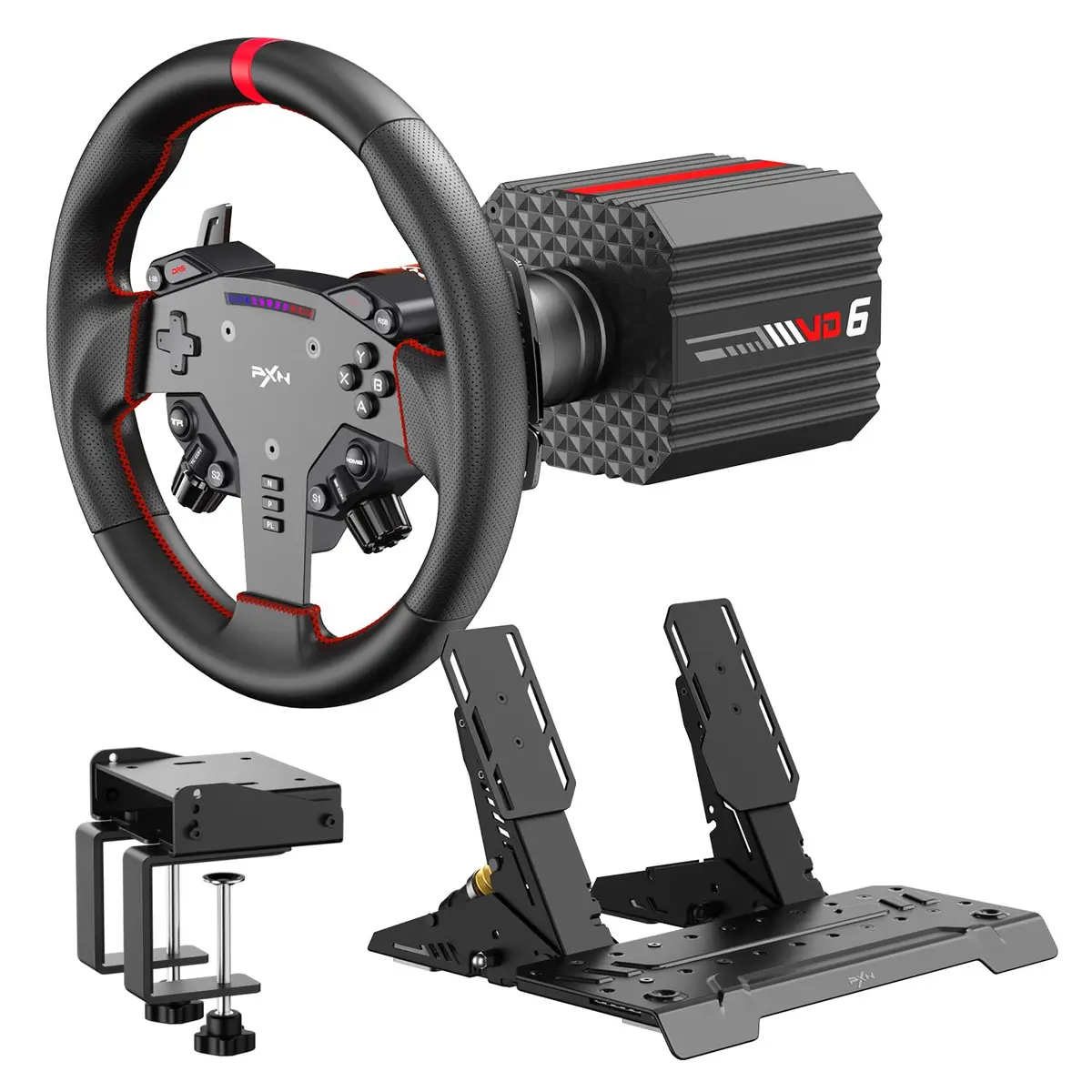PXN VD6 Bundle Direct Drive Racing Wheel with Pedals for PC Price in Pakistan